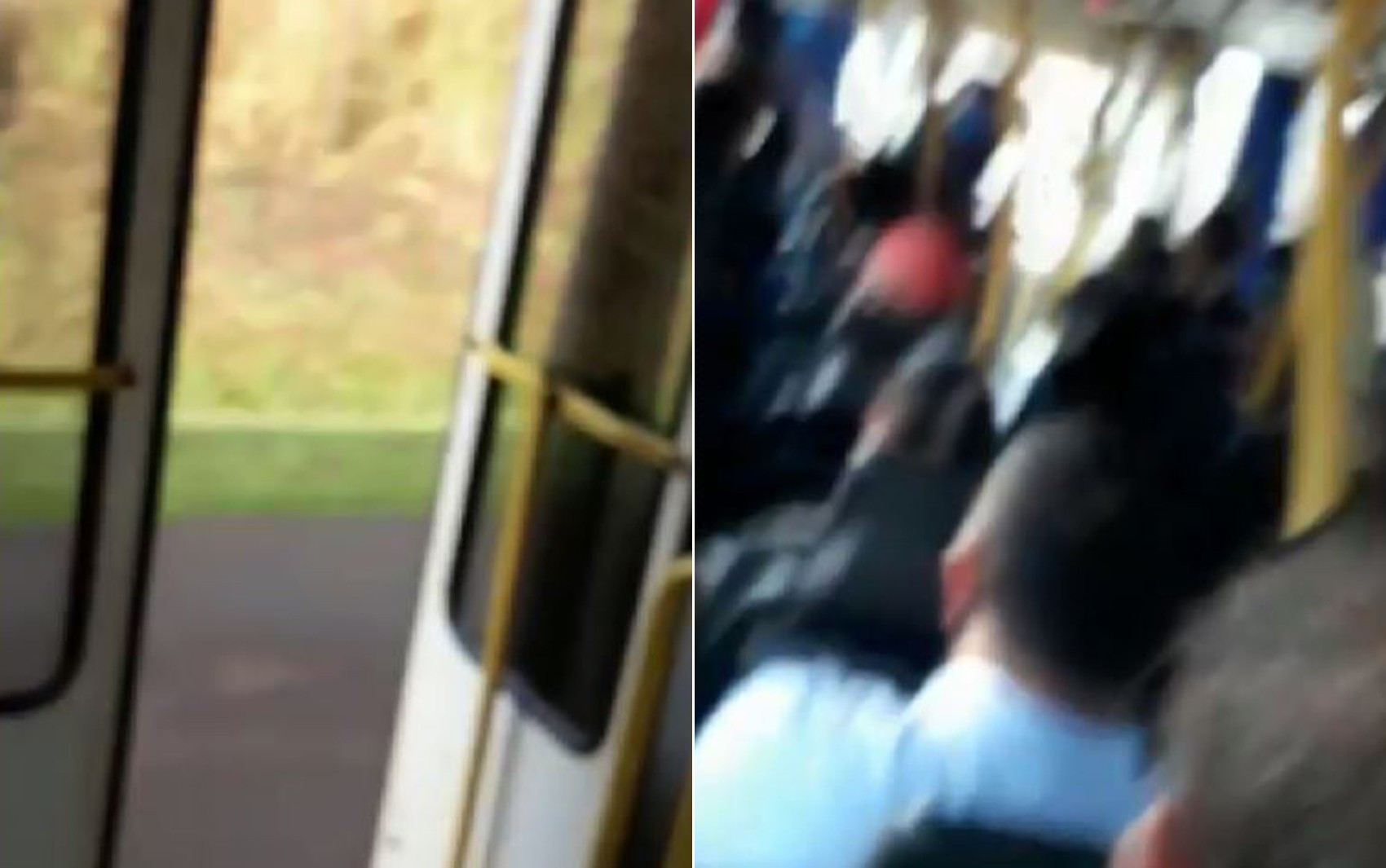 Passageira filma ônibus circulando com porta aberta por rodovia em Ribeirão Preto; empresa nega problema 