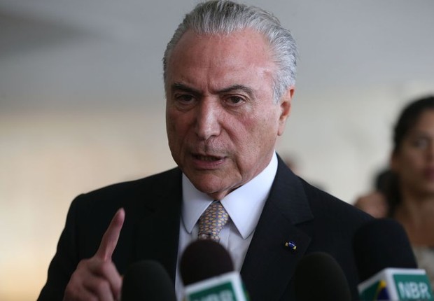 O presidente Michel Temer fala à  imprensa no Itamaraty (Foto: Valter Campanato/Agência Brasil)