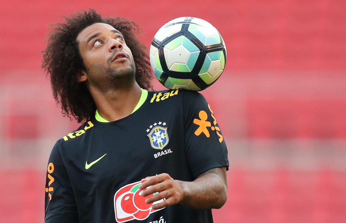 O capitão da vez: Marcelo vai usar a braçadeira da Seleção ...