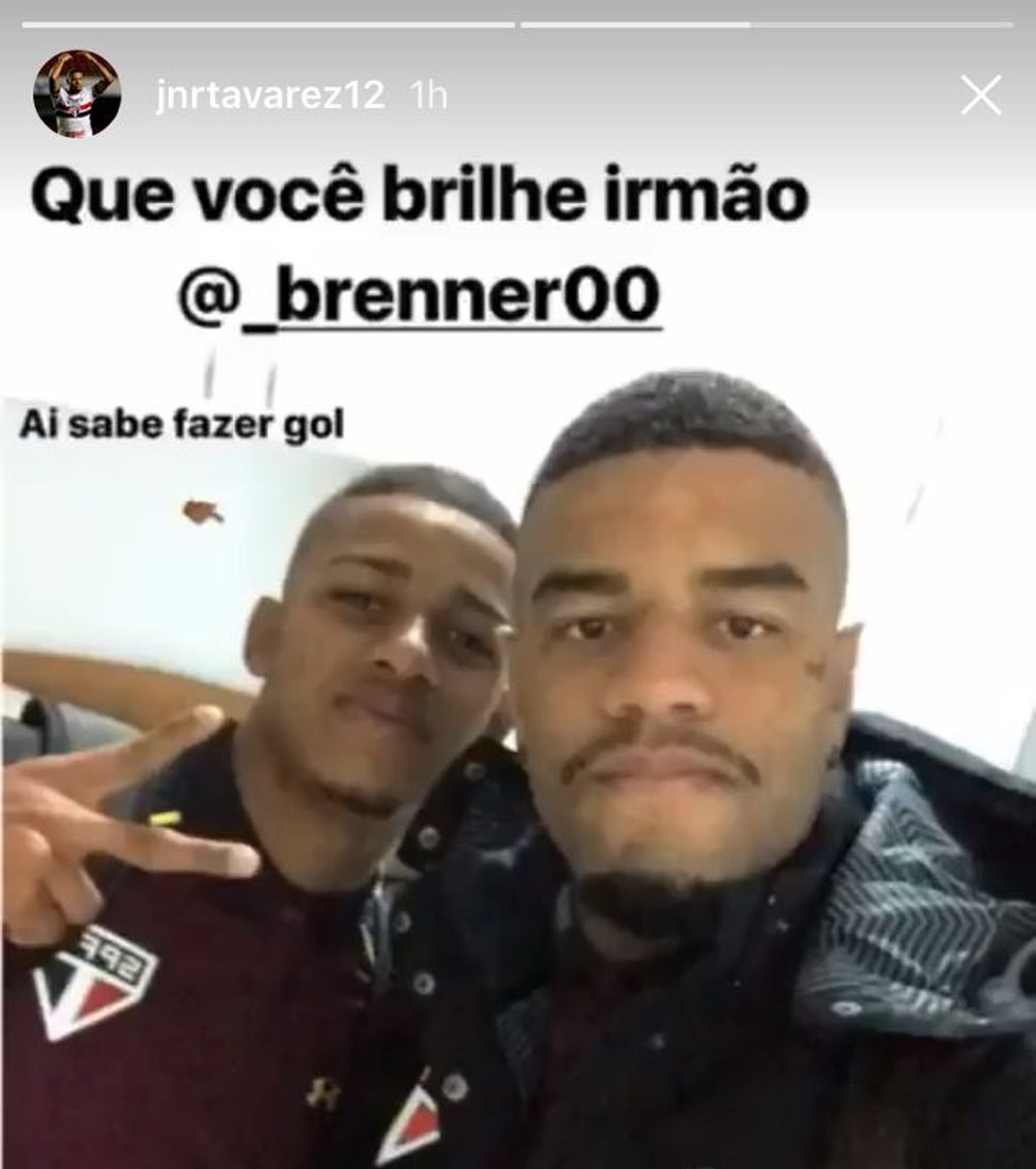 Brenner vira assunto entre jogadores do São Paulo
