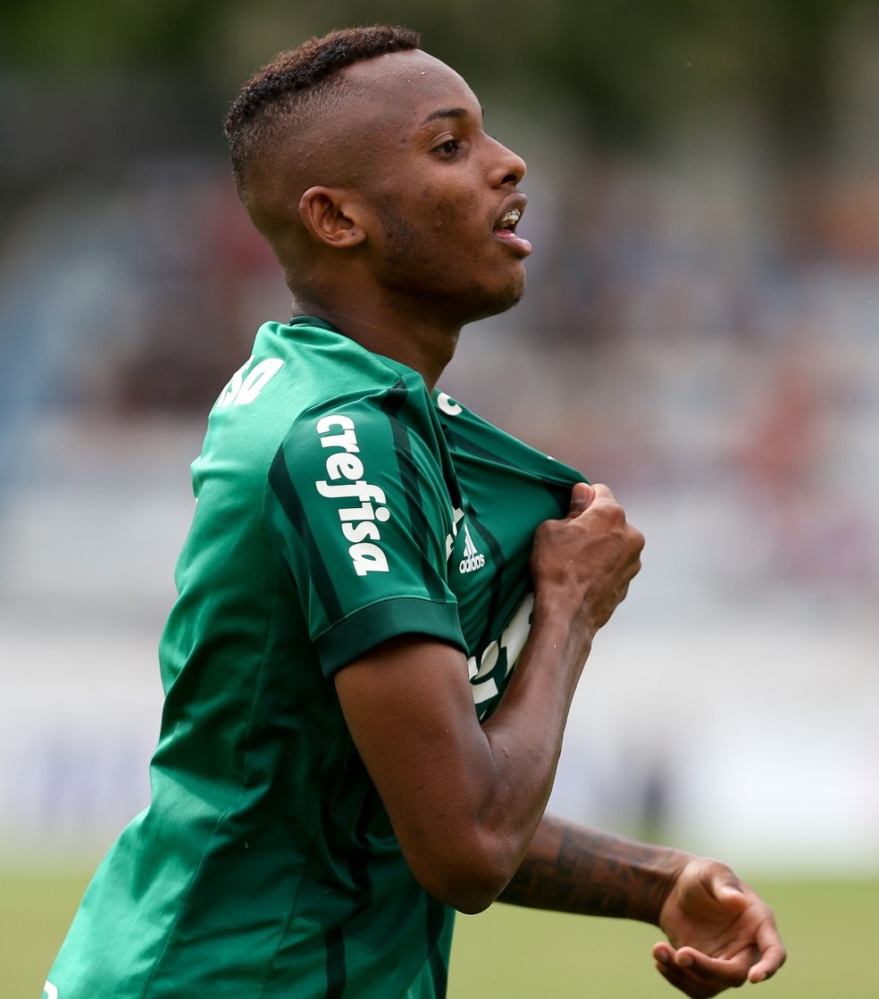 Fernando comemora gol do Palmeiras na Copinha (Foto: Fabio Menotti/Palmeiras)