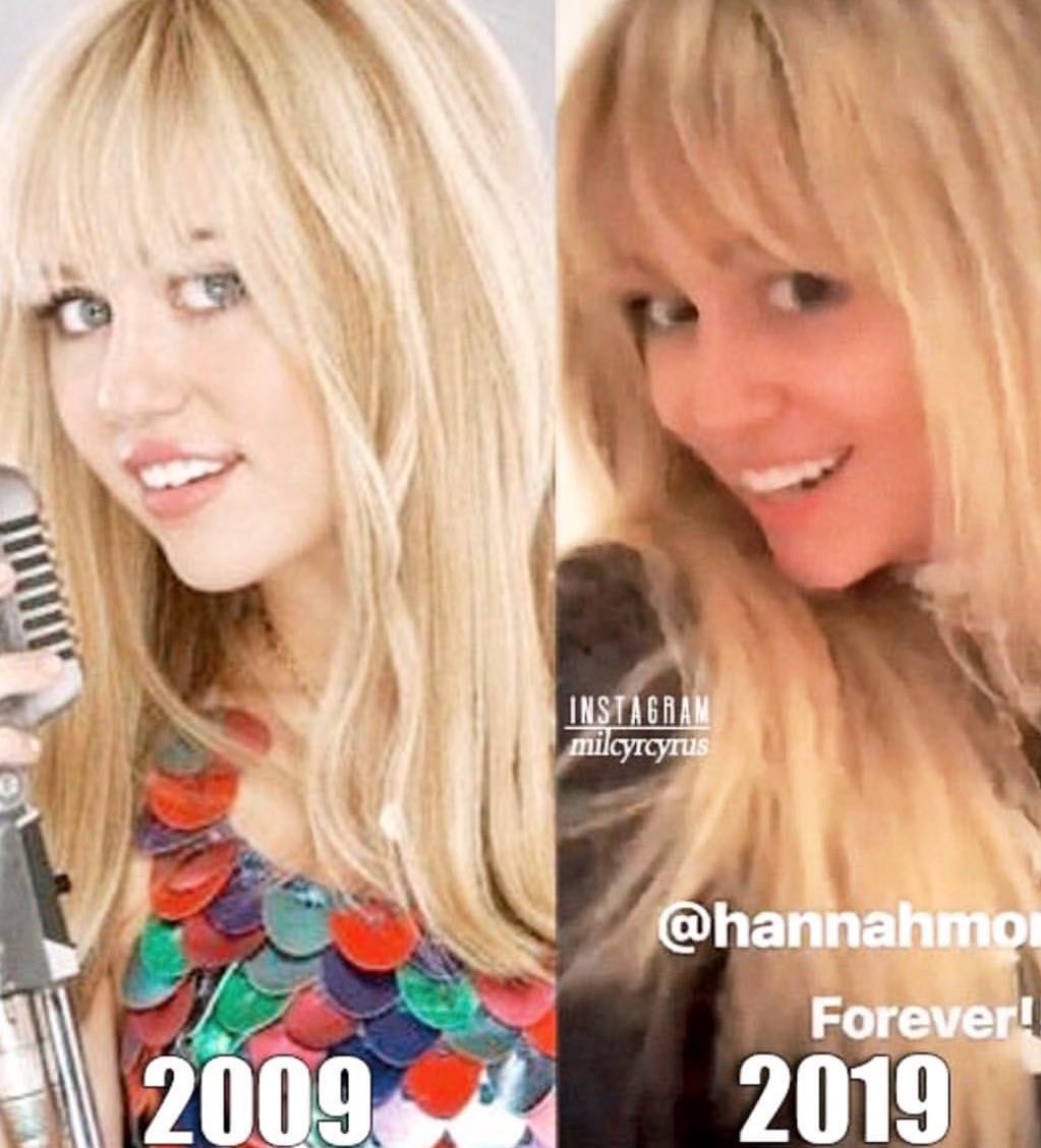 Miley Cyrus X Hannah Montana (Foto: Twitter)