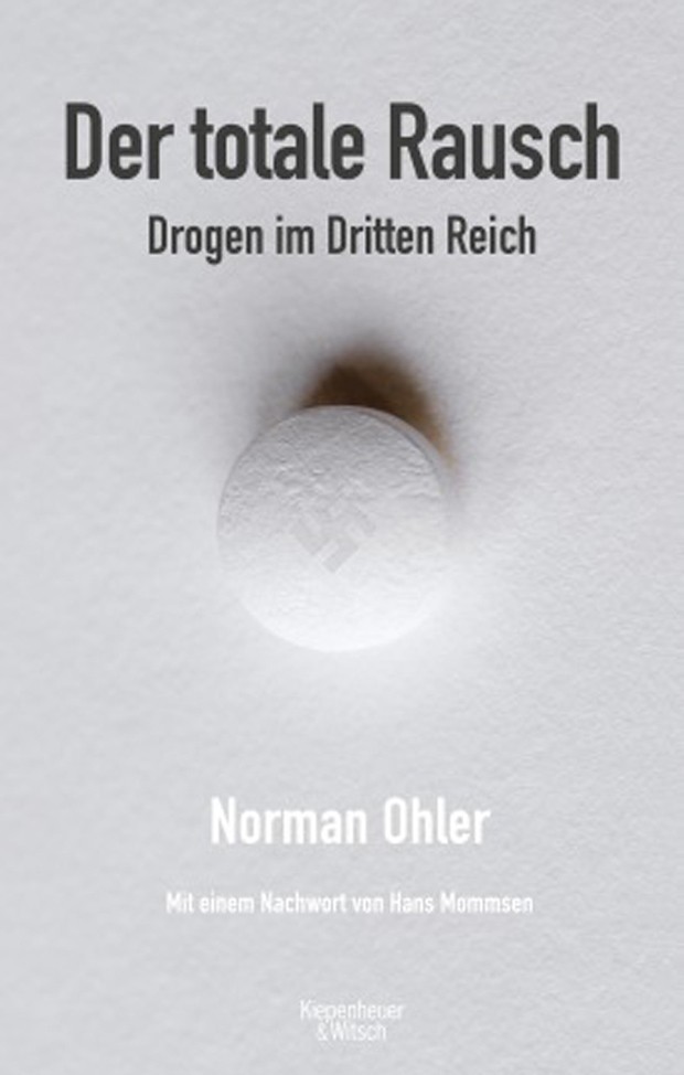 Capa de 'Der totale Rausch': detalhe para a pílula de Pervitin com símbolo nazista (Foto: Reprodução)