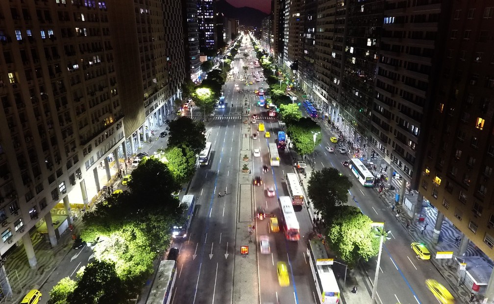Avenida Presidente Vargas, no Centro do Rio — Foto: Fabio Motta/Prefeitura do Rio