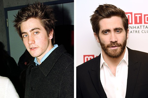 Jake Gyllenhaal em 2000 e em 2015 (Foto: Getty Images)