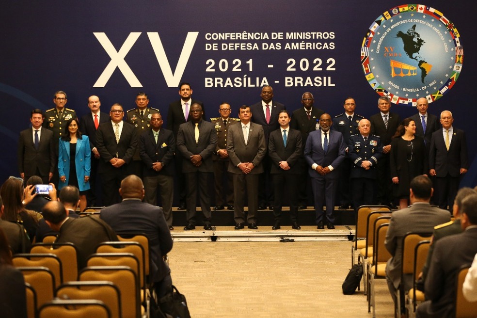 O ministro da Defesa, Paulo SÃ©rgio Nogueira de Oliveira, abre oficialmente a 15Âª ConferÃªncia de Ministros de Defesa das AmÃ©ricas (15Âª CMDA), no Centro de Eventos e ConvenÃ§Ãµes MeliÃ¡ Brasil 21, em BrasÃ­lia.  â Foto: Antonio Cruz/AgÃªncia Brasil Local: BrasÃ­lia-DF
