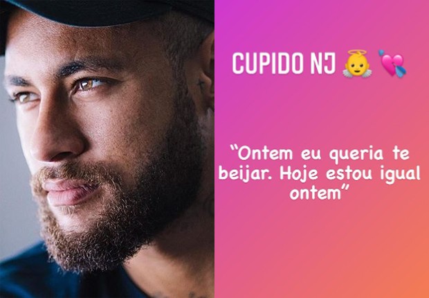 Neymar ataca de cupido na web (Foto: Reprodução/Instagram)
