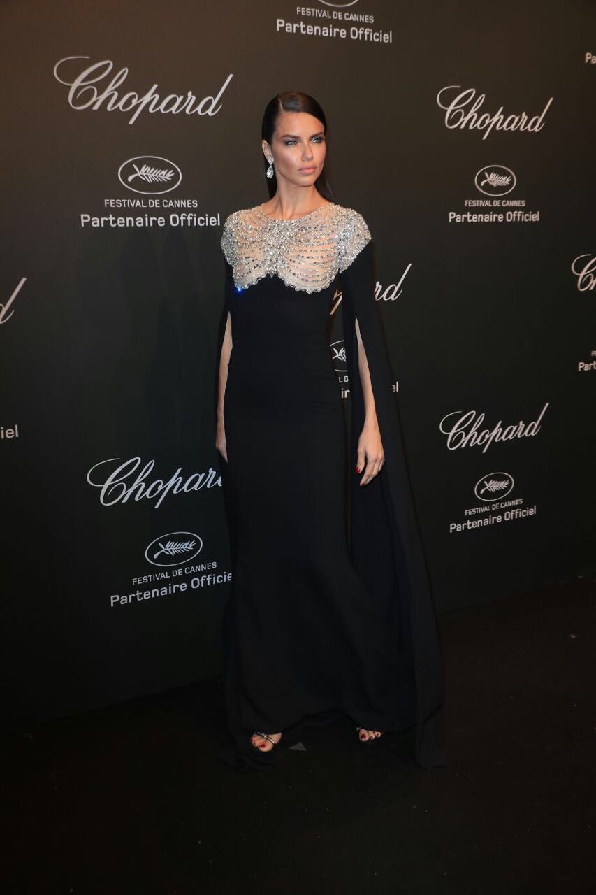 Adriana Lima em Cannes 2017 (Foto: Reprodução/Instagram)