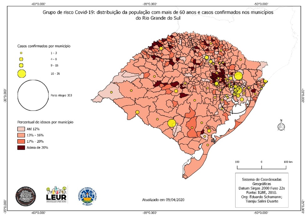 Estudo Da Ufpel Aponta Porto Alegre Como Centro De Dispersao E Concentracao Da Covid 19 No Rs Rio Grande Do Sul G1