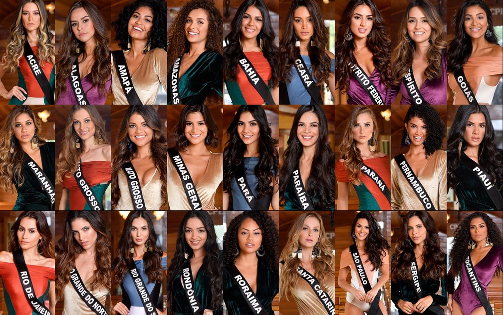 Miss Brasil 2019 Sera Conhecida Neste Sabado Veja As Candidatas