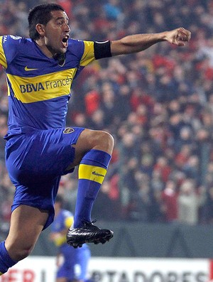 Riquelme, União Espanhola x Boca Juniors  (Foto: Reuters)