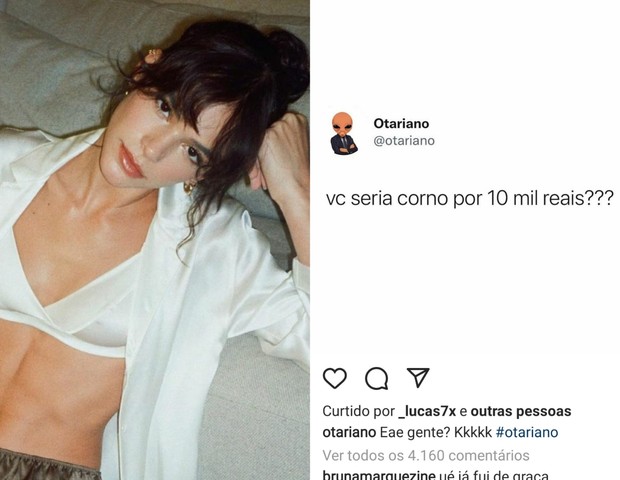 Bruna Marquezine diz que já foi traída (Foto: Instagram)