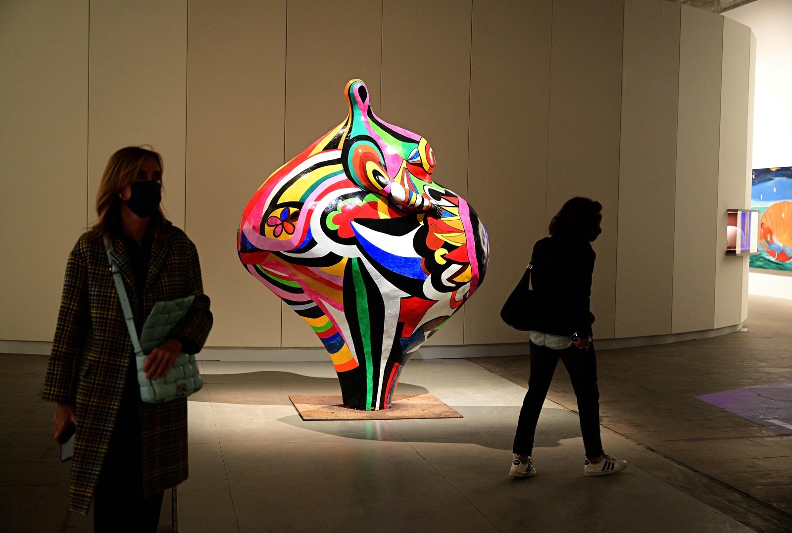 Escultura 'Gwendolin, 1966-1990', da francesa Niki de Saint Phalle (1930 - 2002)AFP
