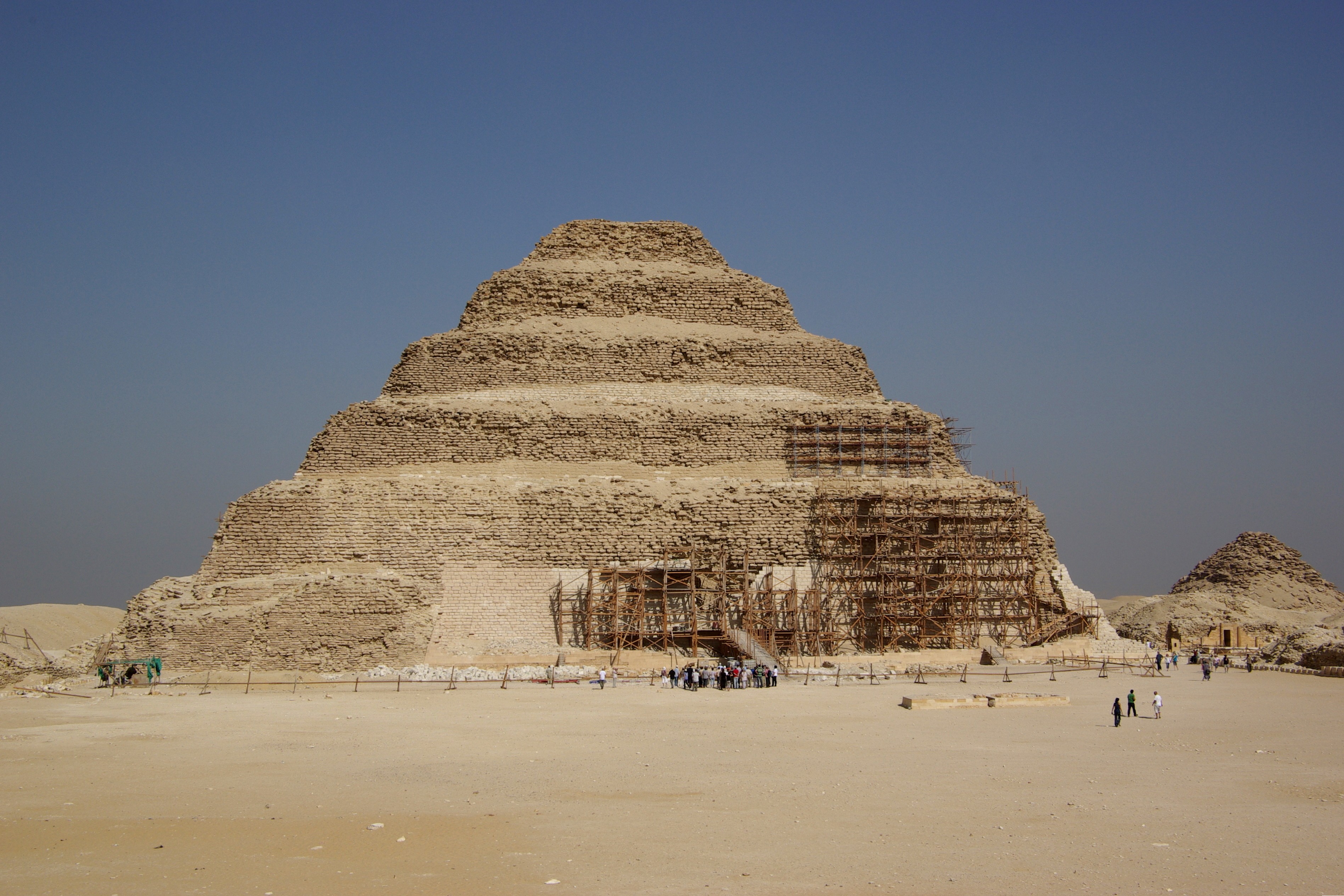 Pirâmide de Djoser, a mais antiga do Egito (Foto: Wikimedia Commons)