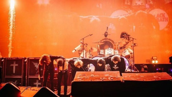Black Sabbath em Birmingham (Foto: Reprodução Instagram)