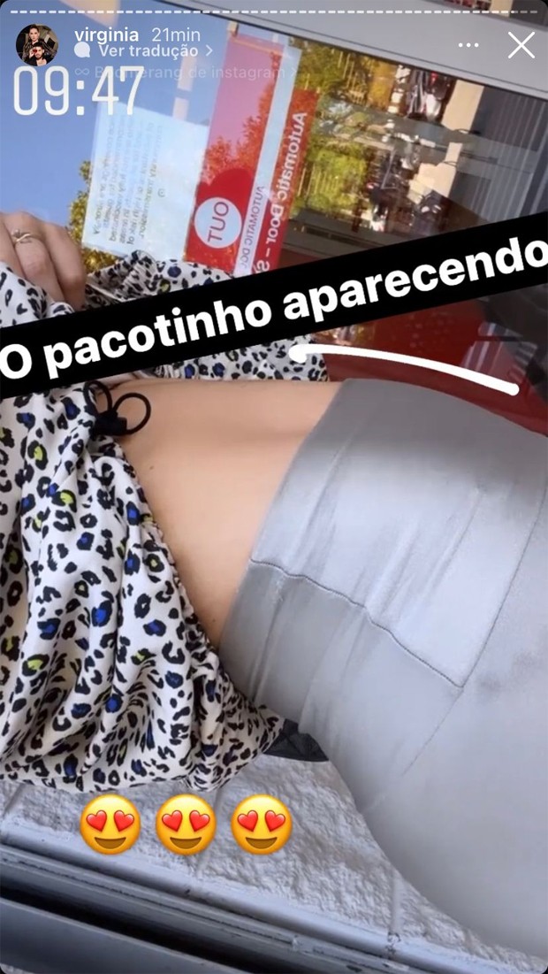 Virginia está grávida pela segunda vez (Foto: Reprodução / Instagram)