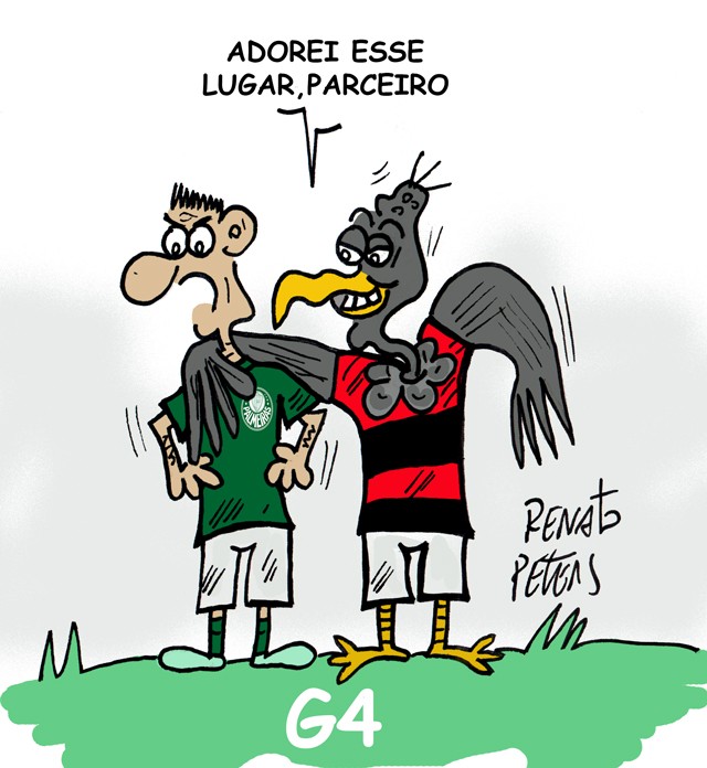 Deixou chegar?! Aguenta...