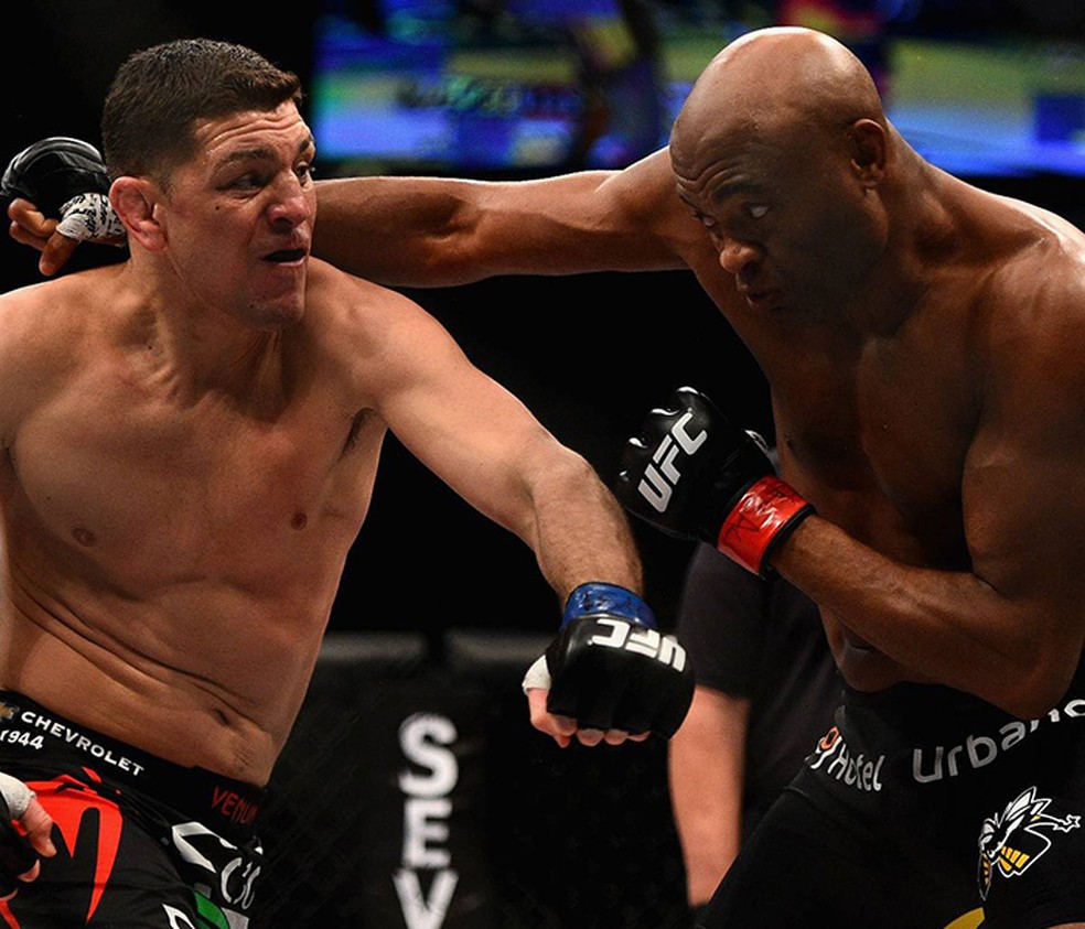 Nick Diaz e Anderson Silva podem se enfrentar novamente no UFC 237, em Curitiba â Foto: ReproduÃ§Ã£o / Facebook