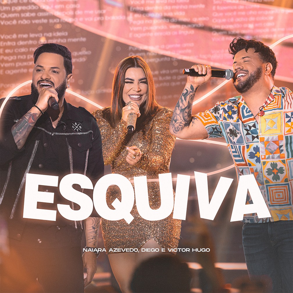 Capa do single 'Esquiva', de Naiara Azevedo com Diego & Victor Hugo — Foto: Divulgação