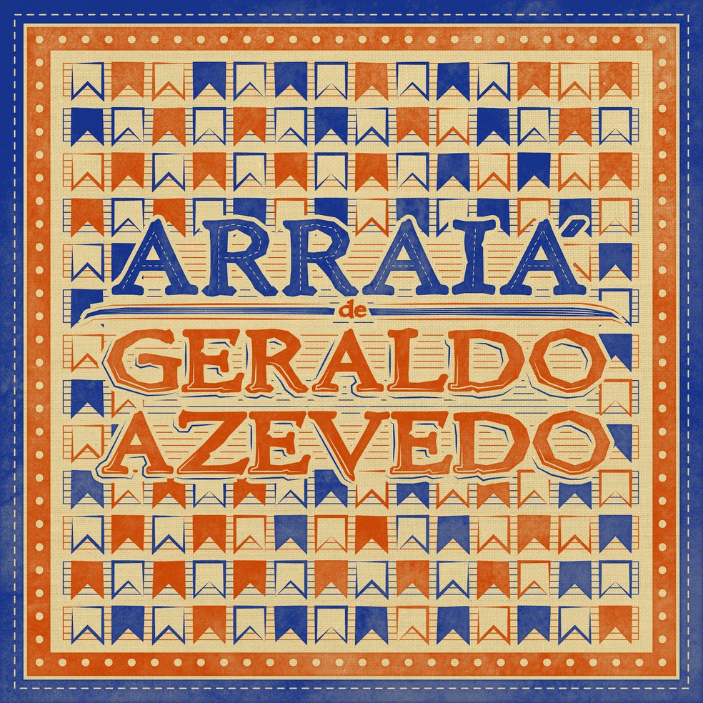 Capa do álbum 'Arraiá de Geraldo Azevedo', de Geraldo Azevedo — Foto: Divulgação