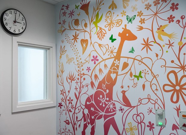 hospital-londres-pediatria-colorido-arte (Foto: Vital Arts/Divulgação)