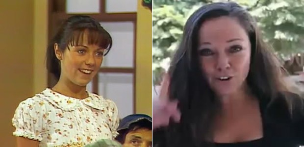 Ana Lilian de La Macorra, em 1978 e em 2012  (Foto: Reprodução)