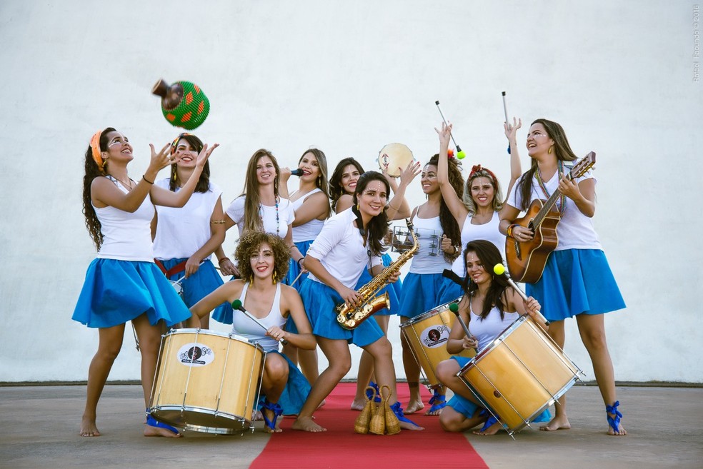Banda de percussão  Maria Vai Casoutras  — Foto: Foto: divulgação 
