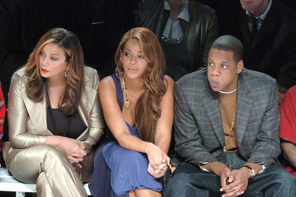 Tina Knowles, Beyoncé e Jay-Z (Foto: Getty Images)