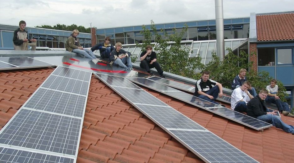 Casa com teto solar da cidade de Saerbeck, Alemanha (Foto: Divulgação)