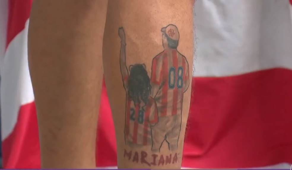 Torcedores De Sport E Nautico Refletem Amor Por Filhas E Pelos Clubes Em Tatuagens Campeonato Pernambucano Ge