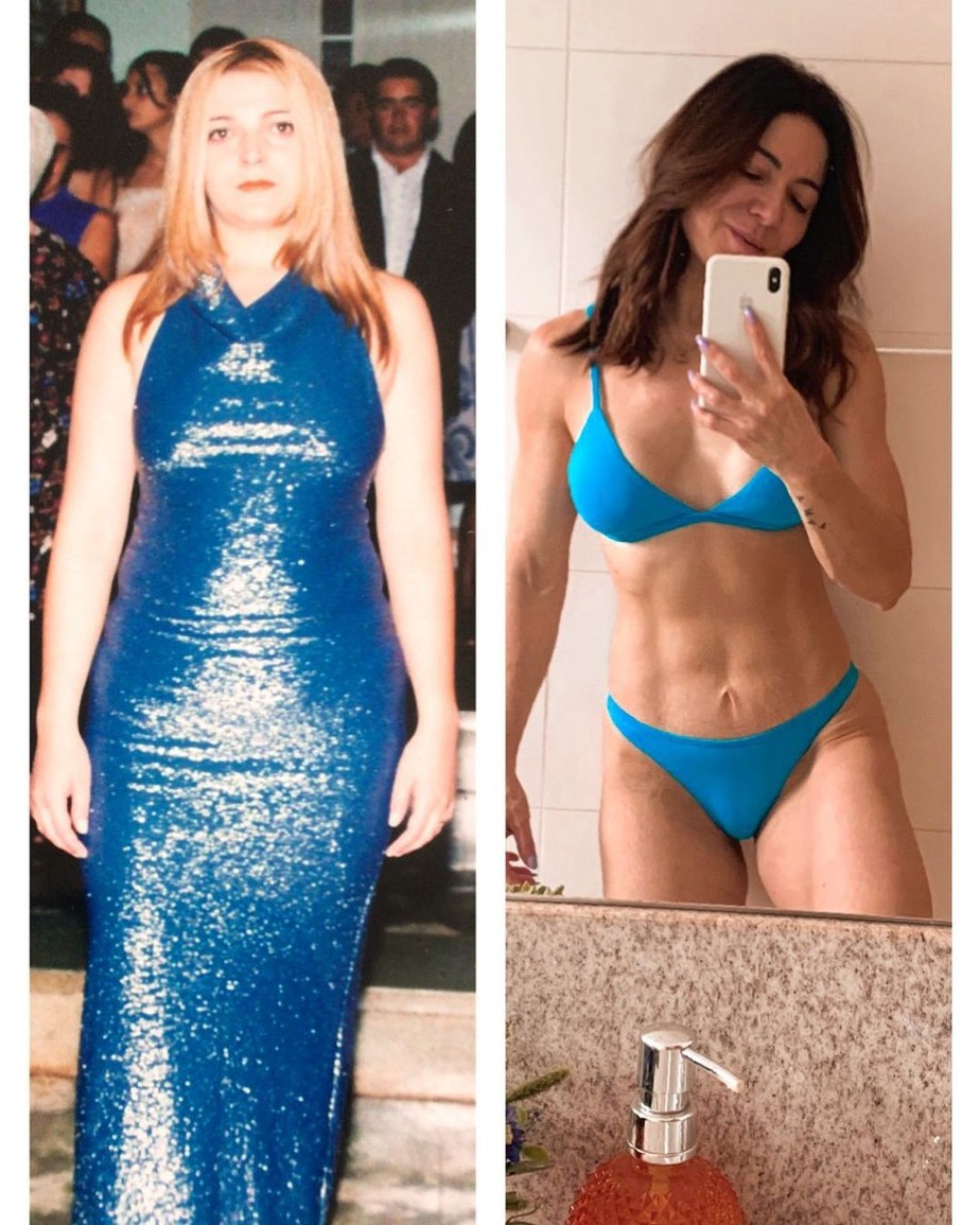 Antes e depois de Karina Lucco
