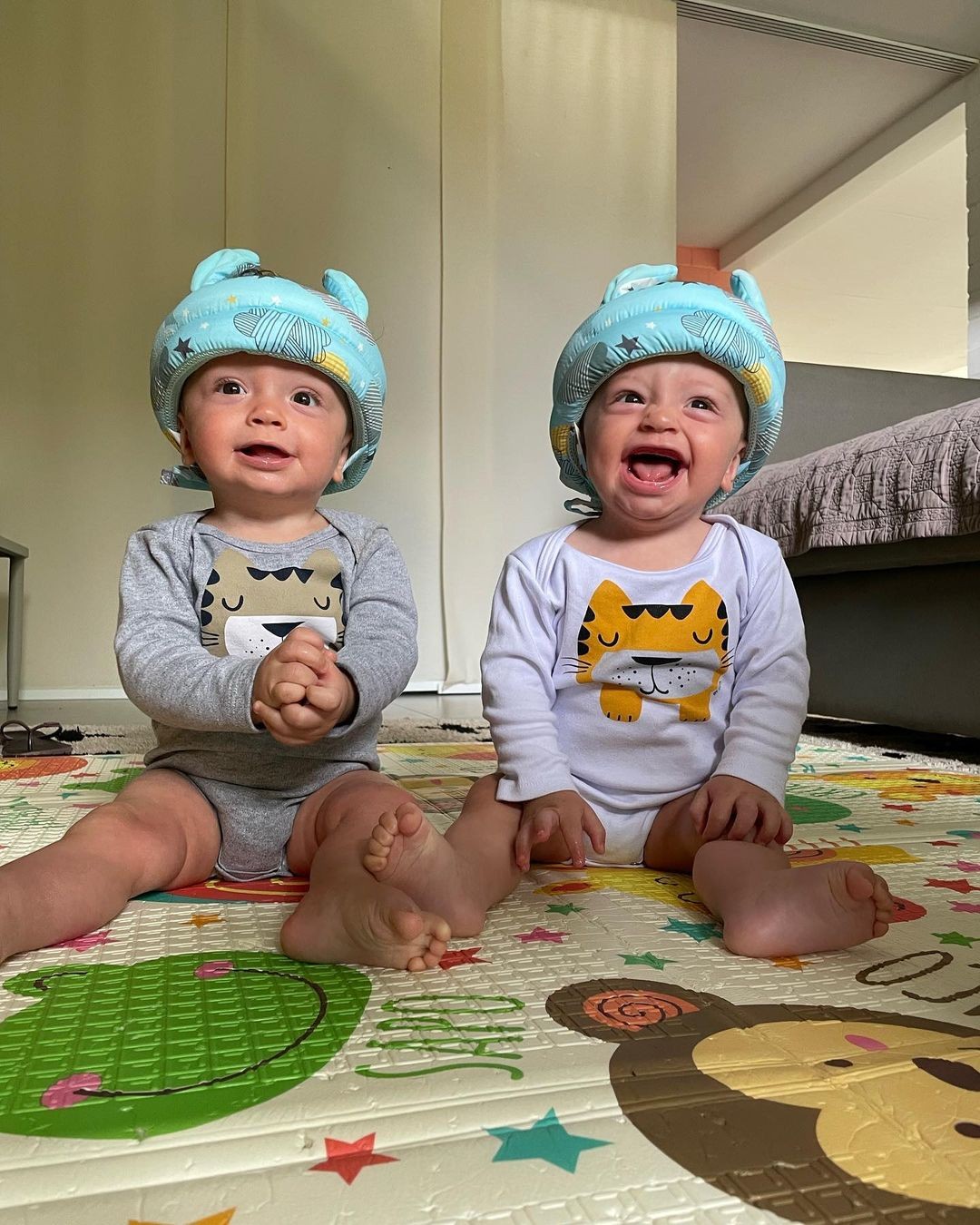 Os gêmeos de Emílio Dantas e Fabiula Nascimento (Foto: Reprodução Instagram)