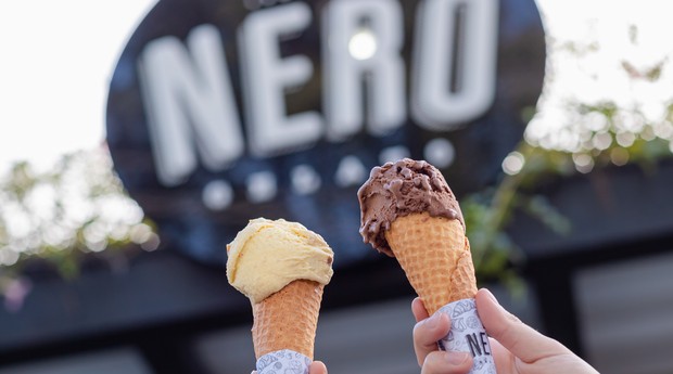 A produção dos gelatos da Nero se concentra na loja de Vinhedo, de onde é feita a distribuição para os outros pontos de venda  (Foto: Divulgação)