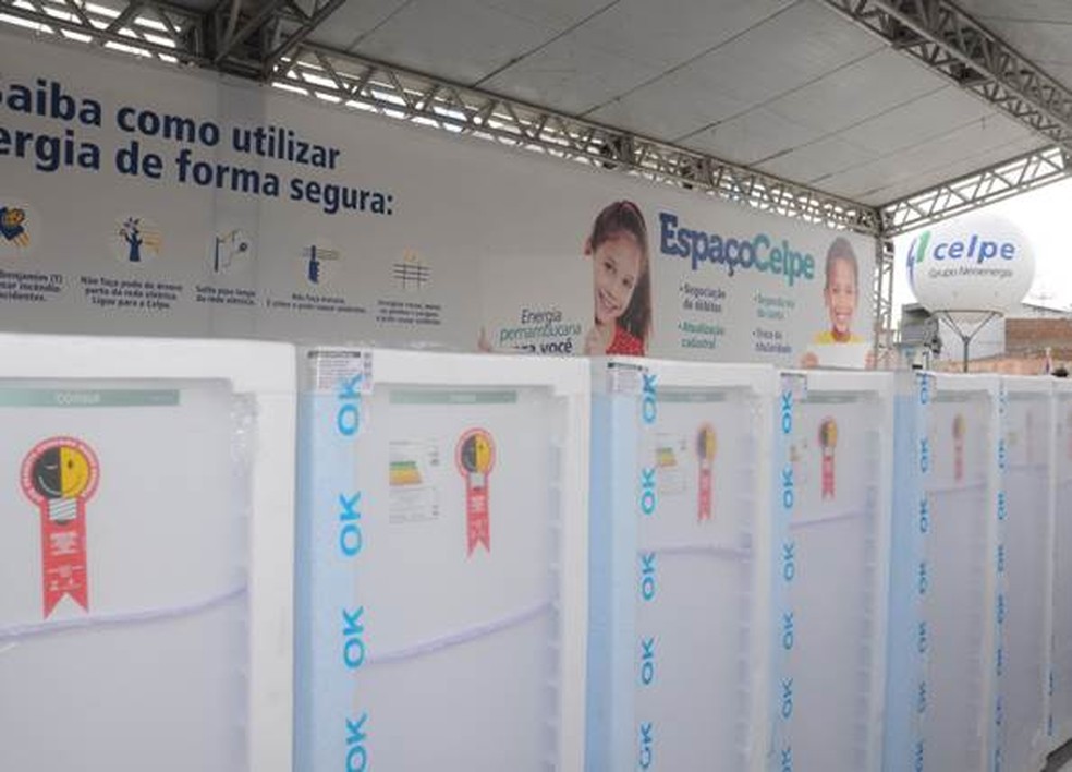 Geladeiras serão entregues a moradores da Mata Sul (Foto: Divulgação/Celpe)