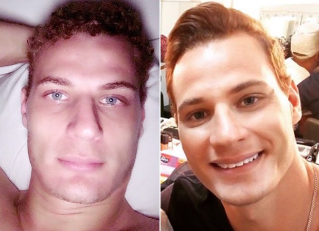 Antes e depois: Francer Leite mudou penteado e cor do cabelo para gravar 'O Outro Lado do Paraíso' (Foto: Reprodução/Instagram)