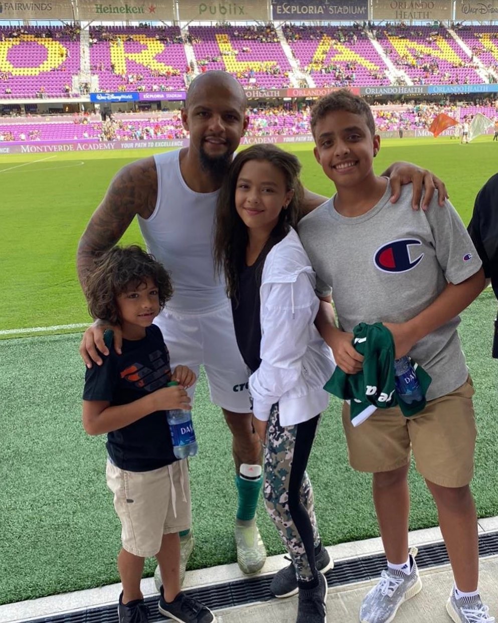 Felipe Melo aproveita isolamento para treinar com filhos ...