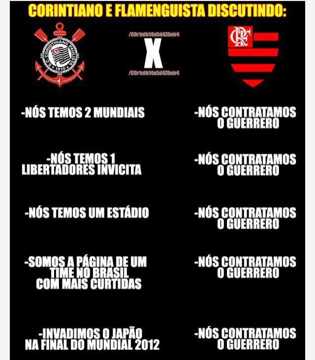 Guerrero e Flamengo zoações