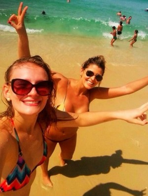 Mari Paraíba - praia (Foto: Reprodução/Instagram)