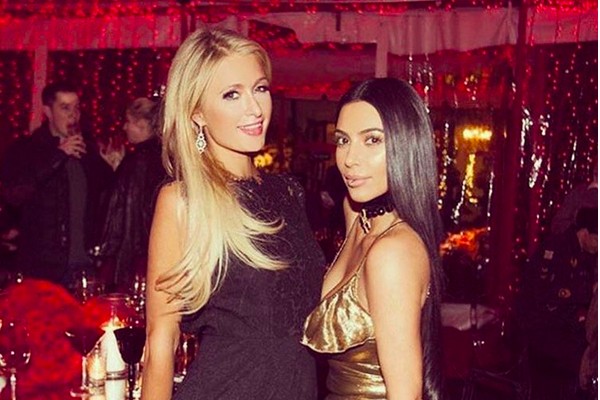 Paris Hilton e Kim Kardashian (Foto: Instagram)
