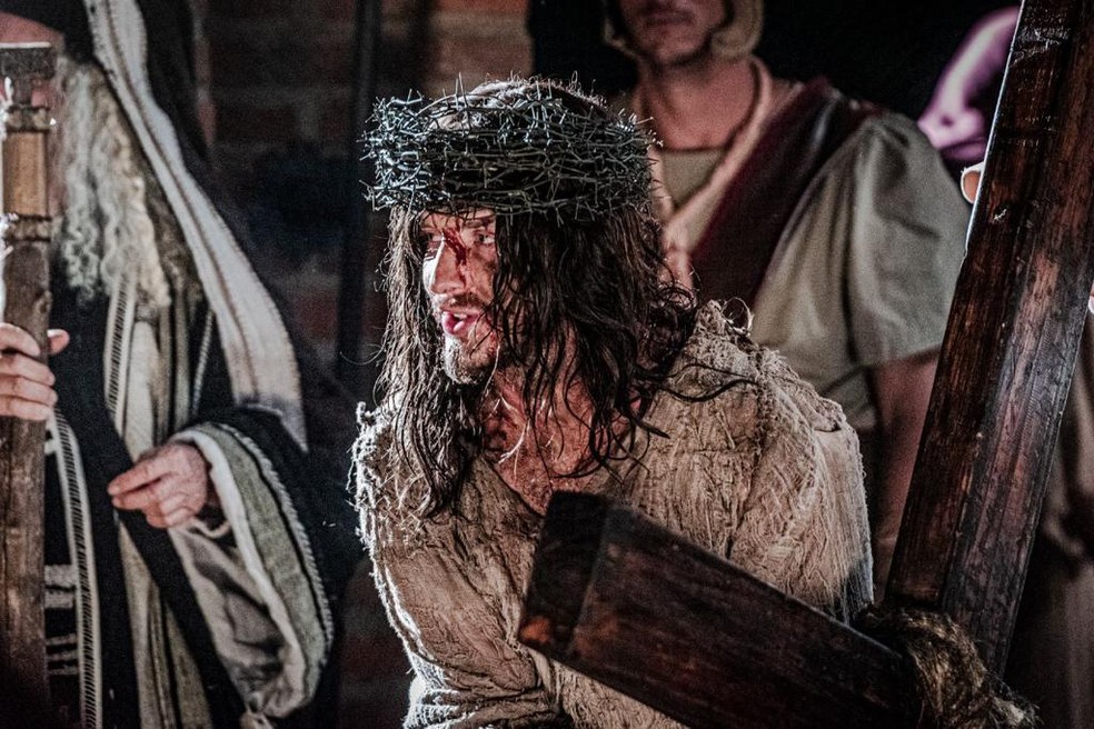 Klebber Toledo como Jesus em A Paixão de Cristo — Foto: Felipe Maior/Divulgação