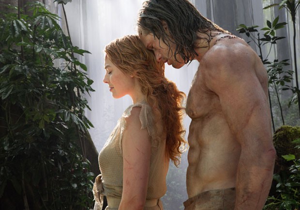 Margot Robbie e Alexander Skarsgard, o par romântico de 'The Legend of Tarzan' (Foto: Divulgação)