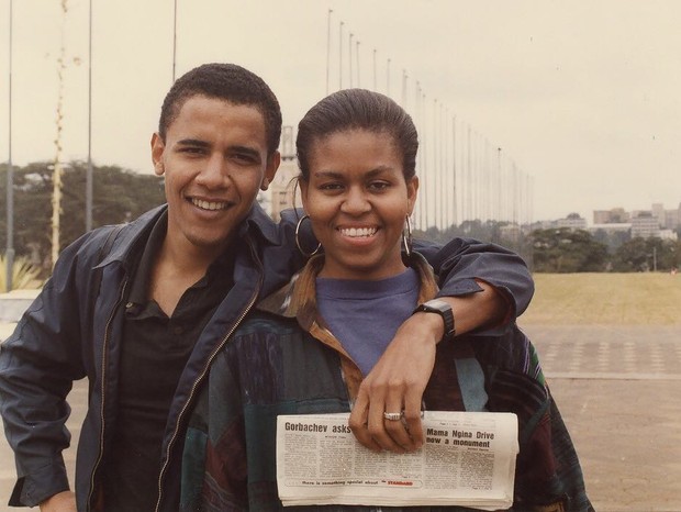 Michelle Obama e Barack Obama (Foto: Reprodução/Instagram)