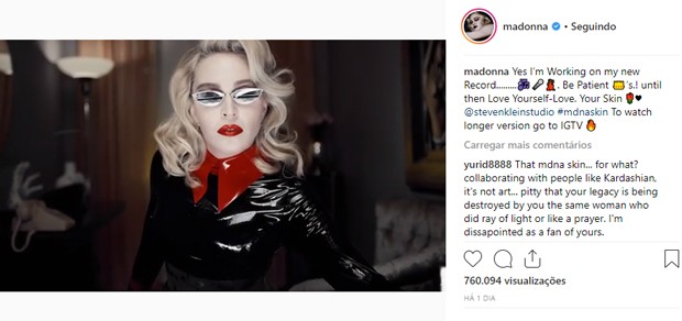 Madonna (Foto: Reprodução/Instagram)
