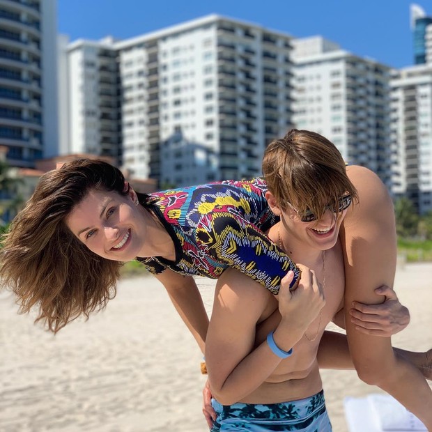 Isabeli Fontana e filho, Zion (Foto: Reprodução/Instagram)