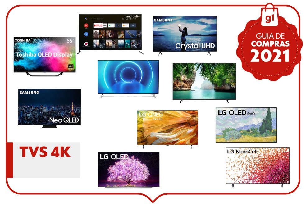 Smart TVs 4K: veja seleção e o que levar em conta na compra