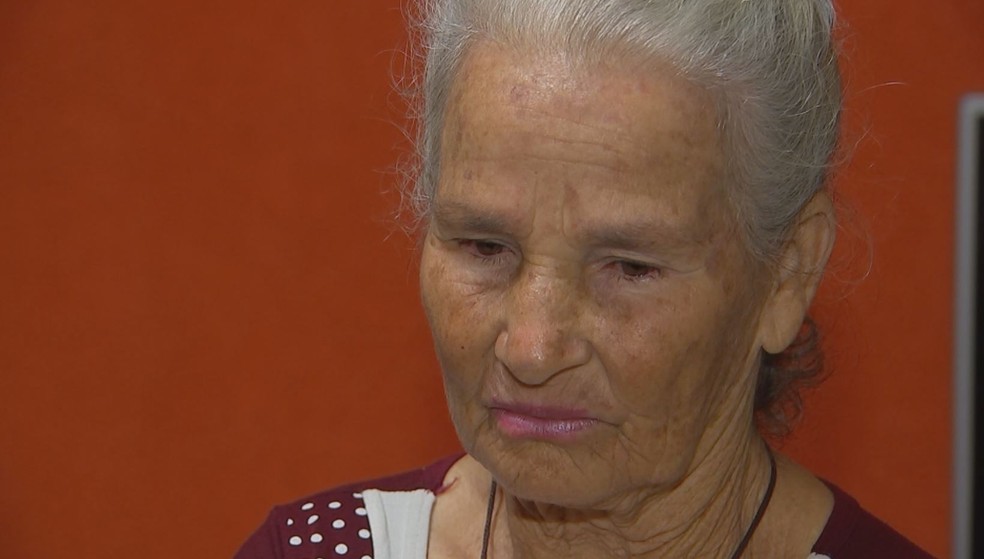 Rosária da Conceição foi esquecida em posto enquanto tomava medicação em Itapetininga (Foto: Jaime Rafael/TV TEM)