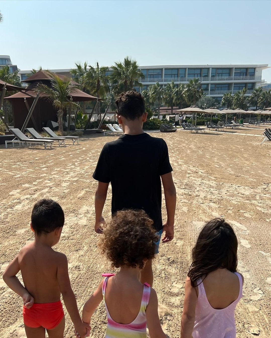Os filhos de Cristiano Ronaldo (Foto: Reprodução Instagram)