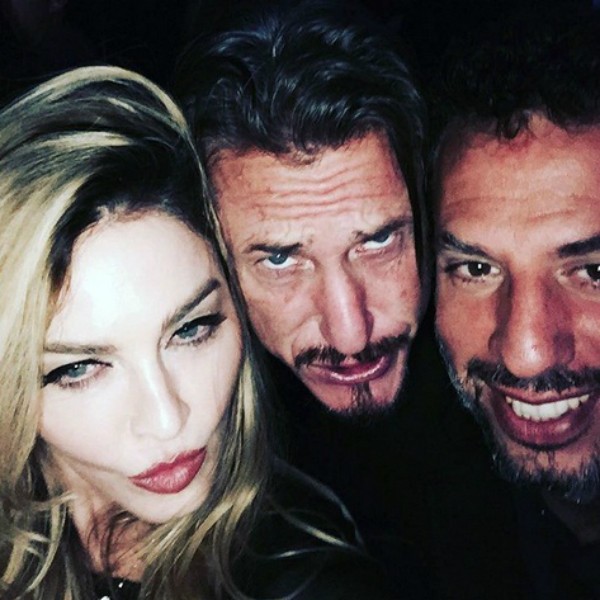 Madonna, Sean Peen e um amigo (Foto: Reprodução Instagram)