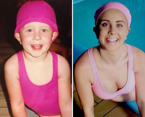 Antes e depois: os olhos de Priscila Brenner são os mesmos (Foto: Divulgação)