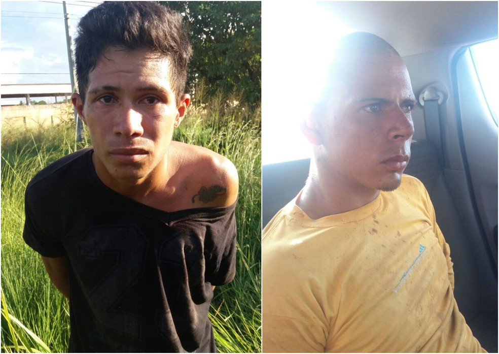 Dois homens foram presos em flagrante pela morte do tatuador no bairro Belo Jardim (Foto: DivulgaÃ§Ã£o/PolÃ­cia Civil)